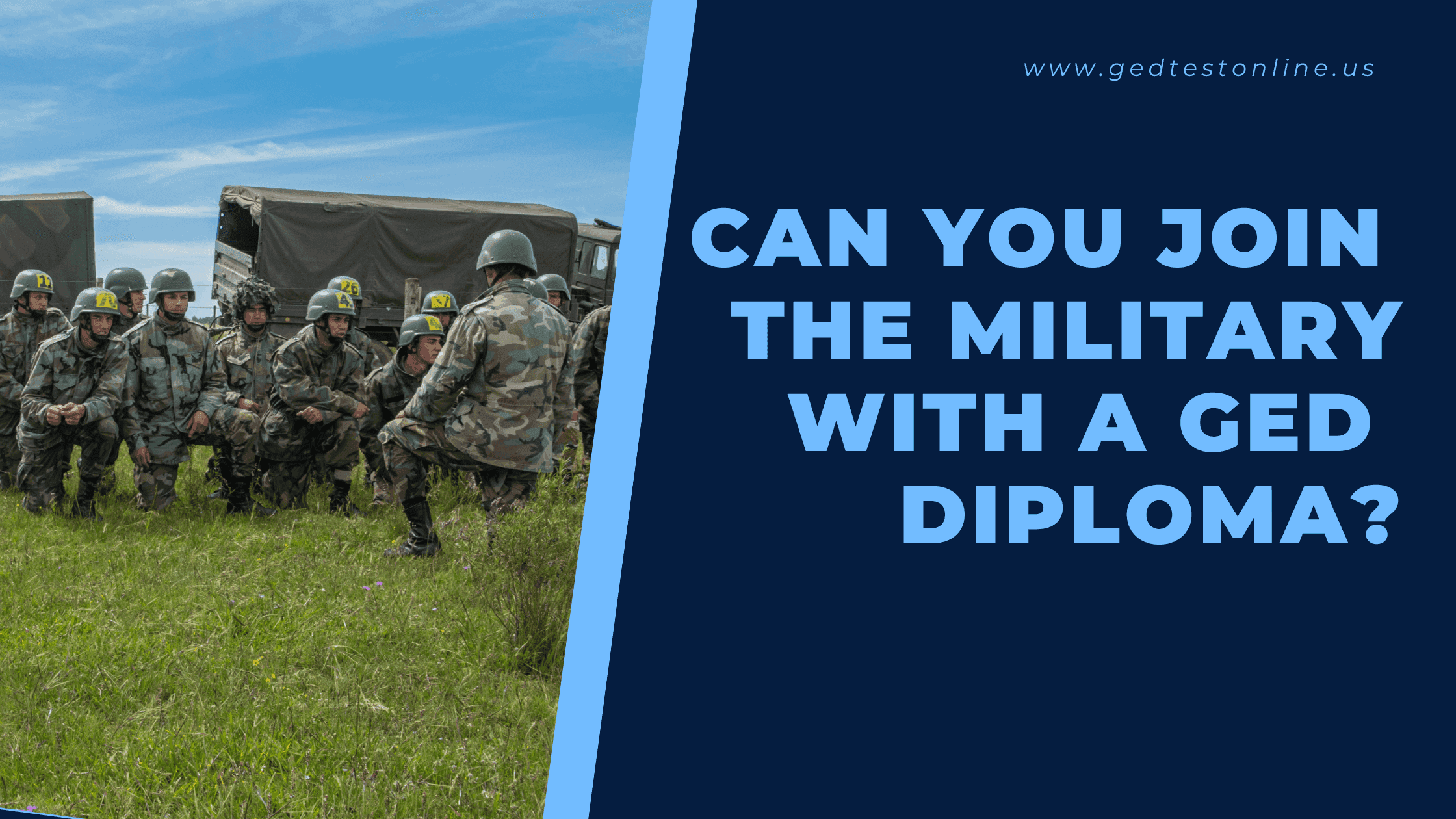 Can You Join the Military with a GED Diploma? Is It Possible?